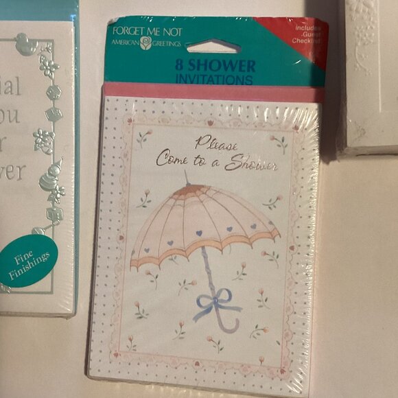 A Bundle of Baby Shower Thank You & Invitation Cards With Envelopes - Picture 4 of 6